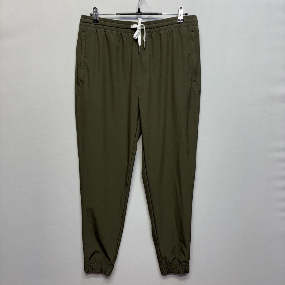 Cove USA Men Active Jogger Pants Size XL X-Large Olive Green C099 -30